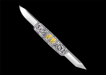FAMARS USA: HAND ENGRAVED LAMA WITH GOLD IN-LAY AND MALLARD ENGRAVING